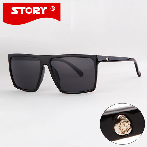 Summer Style Steampunk Square Sunglasses